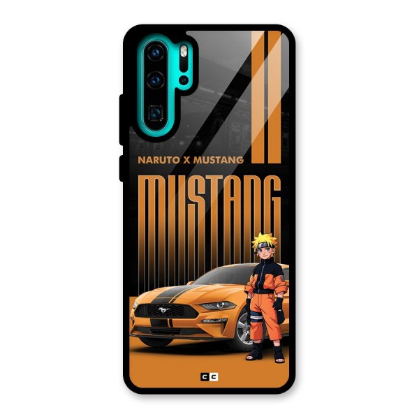 Vintage Car Boy Glass Back Case for Huawei P30 Pro