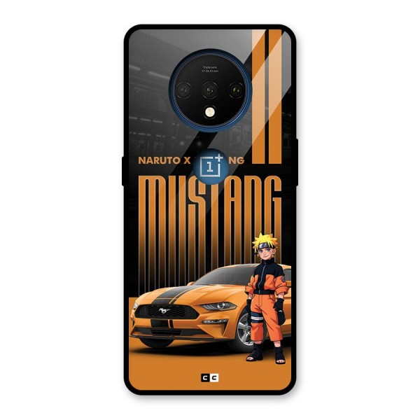 Vintage Car Boy Glass Back Case for OnePlus 7T