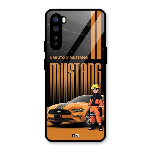 Vintage Car Boy Glass Back Case for OnePlus Nord