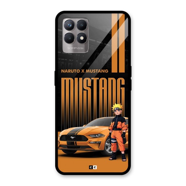 Vintage Car Boy Glass Back Case for Realme Narzo 50