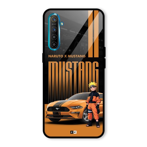 Vintage Car Boy Glass Back Case for Realme X2