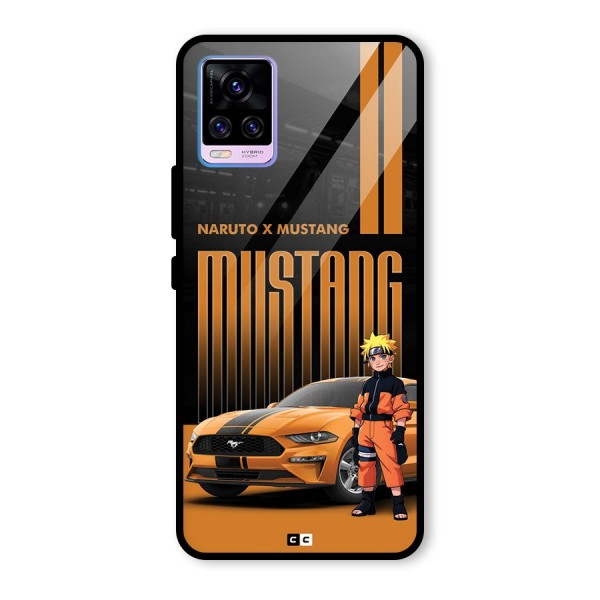 Vintage Car Boy Glass Back Case for Vivo V20 Pro