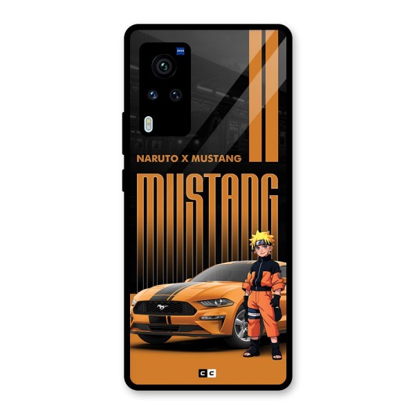 Vintage Car Boy Glass Back Case for Vivo X60 Pro