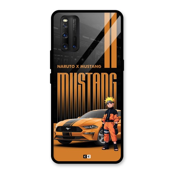 Vintage Car Boy Glass Back Case for Vivo iQOO 3