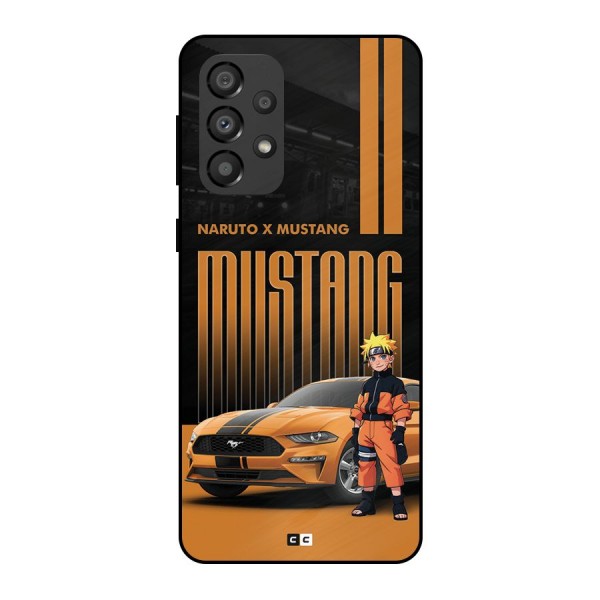 Vintage Car Boy Metal Back Case for Galaxy A33 5G