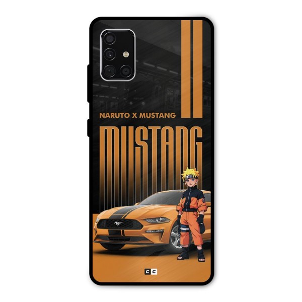 Vintage Car Boy Metal Back Case for Galaxy A51