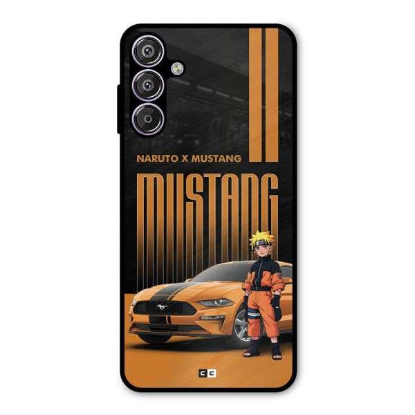 Vintage Car Boy Metal Back Case for Galaxy F15