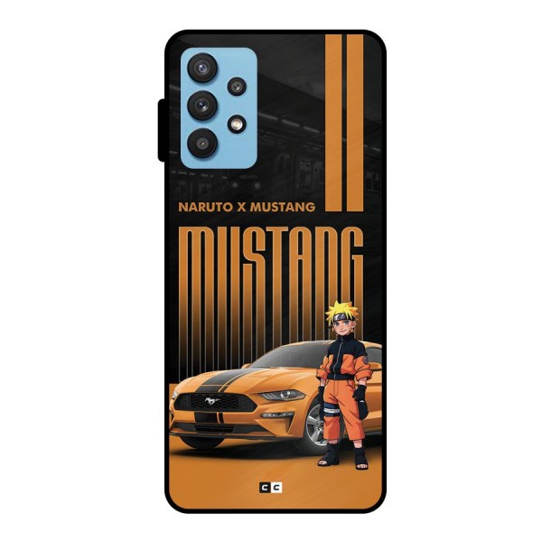 Vintage Car Boy Metal Back Case for Galaxy M32 5G