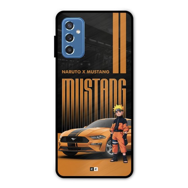 Vintage Car Boy Metal Back Case for Galaxy M52 5G