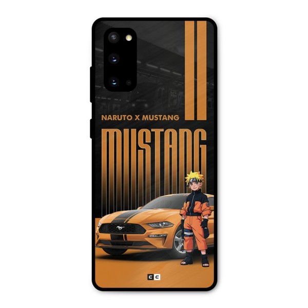 Vintage Car Boy Metal Back Case for Galaxy S20
