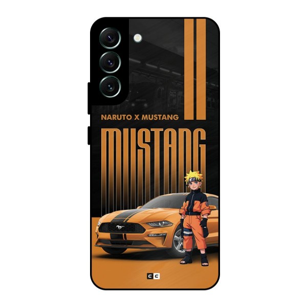Vintage Car Boy Metal Back Case for Galaxy S22 Plus 5G