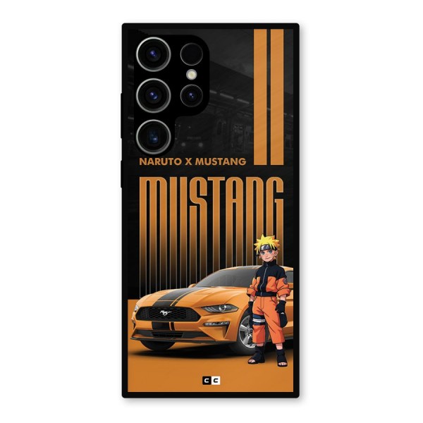 Vintage Car Boy Metal Back Case for Galaxy S23 Ultra