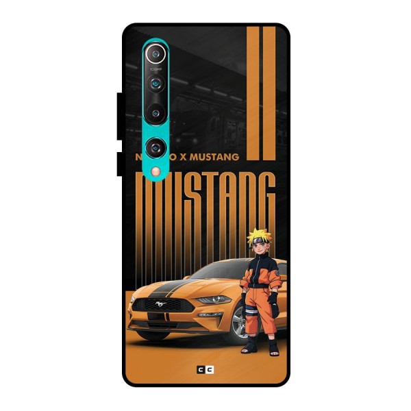 Vintage Car Boy Metal Back Case for Mi 10