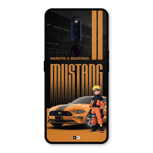 Vintage Car Boy Metal Back Case for Oppo F11 Pro