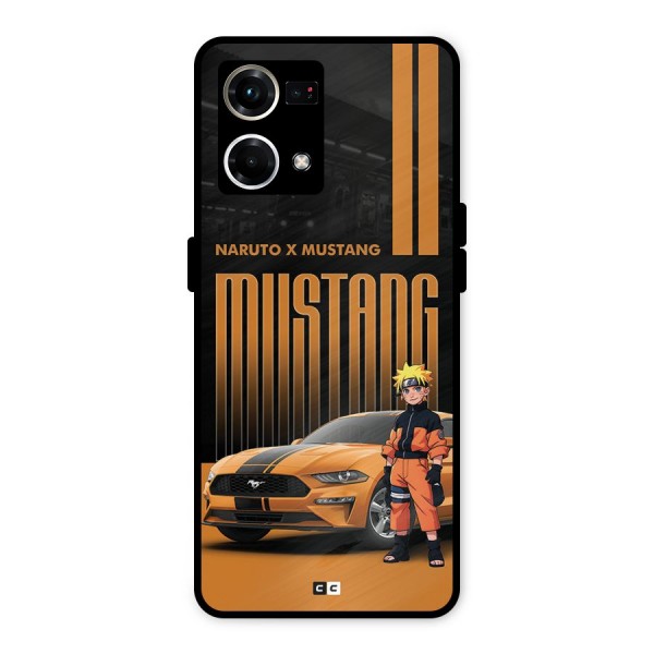 Vintage Car Boy Metal Back Case for Oppo F21s Pro 4G