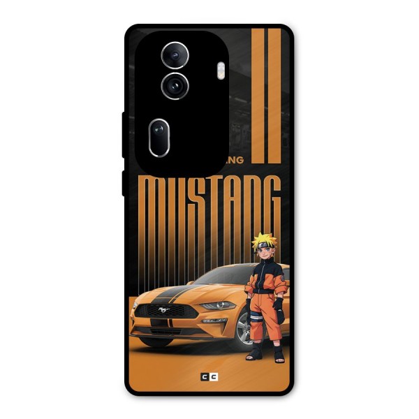 Vintage Car Boy Metal Back Case for Oppo Reno11 Pro 5G