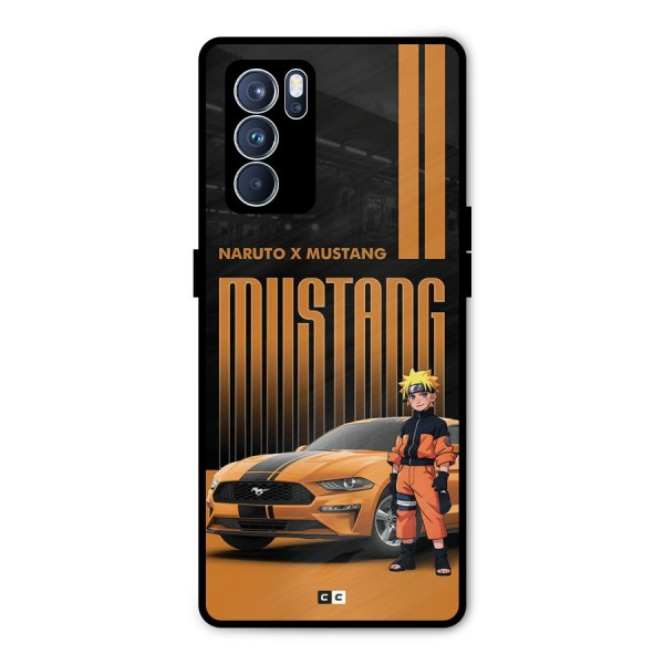 Vintage Car Boy Metal Back Case for Oppo Reno6 Pro 5G