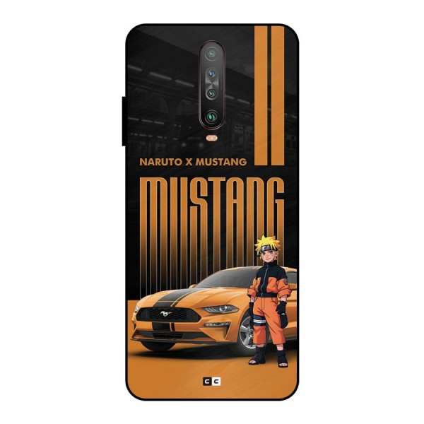 Vintage Car Boy Metal Back Case for Poco X2