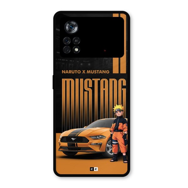 Vintage Car Boy Metal Back Case for Poco X4 Pro 5G