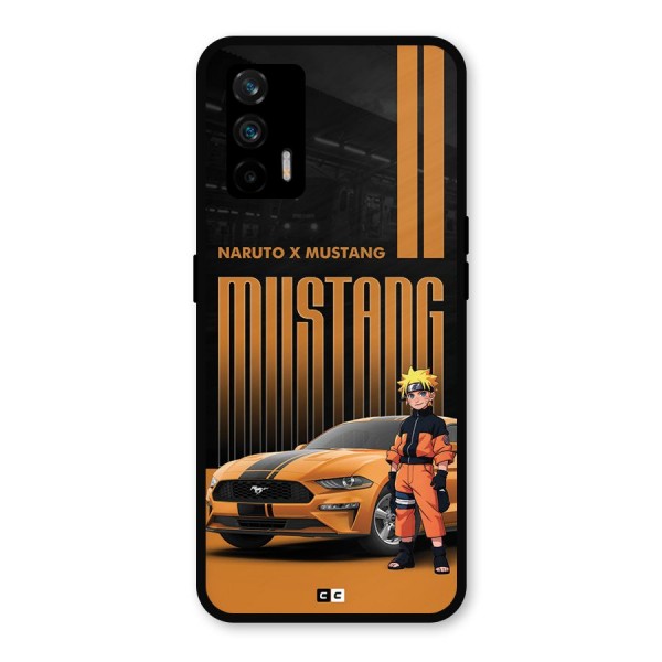Vintage Car Boy Metal Back Case for Realme X7 Max