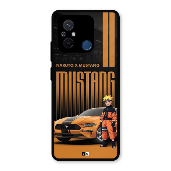Vintage Car Boy Metal Back Case for Redmi 12C