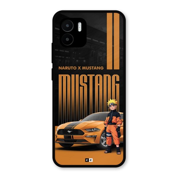 Vintage Car Boy Metal Back Case for Redmi A1