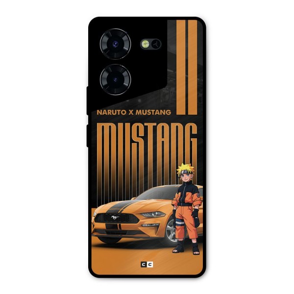 Vintage Car Boy Metal Back Case for Tecno Pova 5 Pro 5G