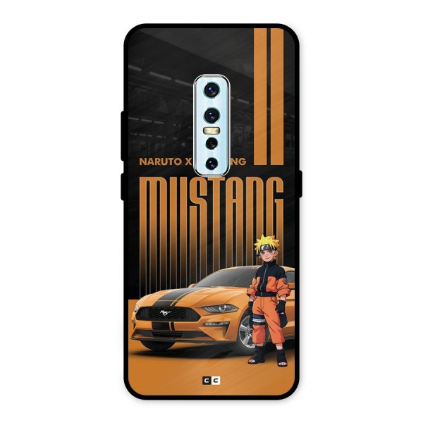Vintage Car Boy Metal Back Case for Vivo V17 Pro