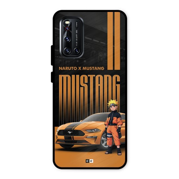 Vintage Car Boy Metal Back Case for Vivo V19