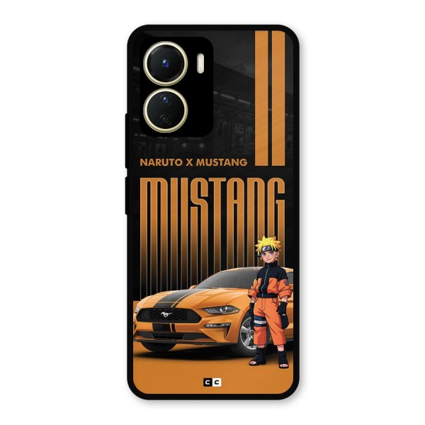 Vintage Car Boy Metal Back Case for Vivo Y16