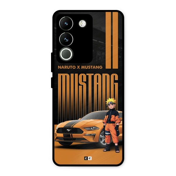 Vintage Car Boy Metal Back Case for Vivo Y200