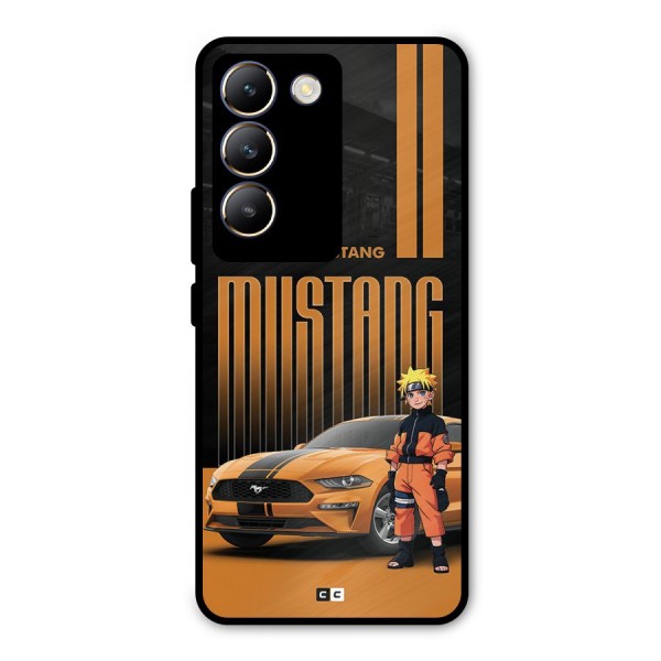 Vintage Car Boy Metal Back Case for Vivo Y200e