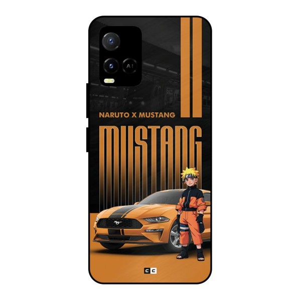 Vintage Car Boy Metal Back Case for Vivo Y21