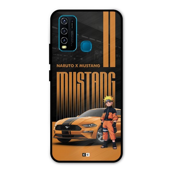 Vintage Car Boy Metal Back Case for Vivo Y30