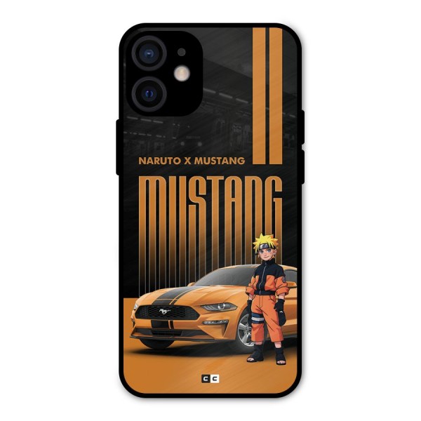 Vintage Car Boy Metal Back Case for iPhone 12 Mini
