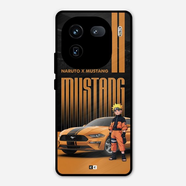 Vintage Car Boy Metal Back Case for iQOO 12