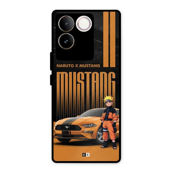 Vintage Car Boy Metal Back Case for iQOO Z7 Pro