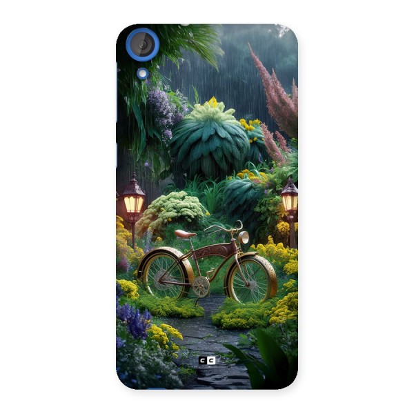 Vintage Cycle In Garden Back Case for Desire 820
