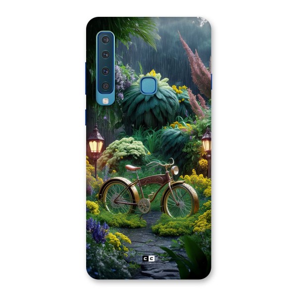 Vintage Cycle In Garden Back Case for Galaxy A9 (2018)
