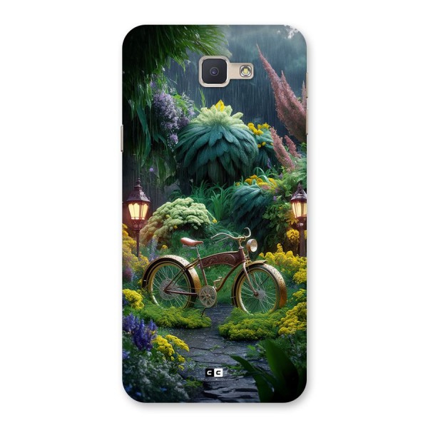 Vintage Cycle In Garden Back Case for Galaxy J5 Prime
