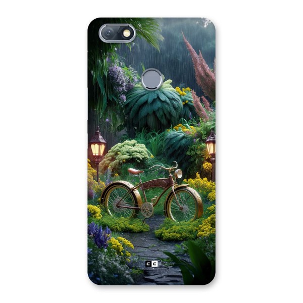 Vintage Cycle In Garden Back Case for Infinix Note 5