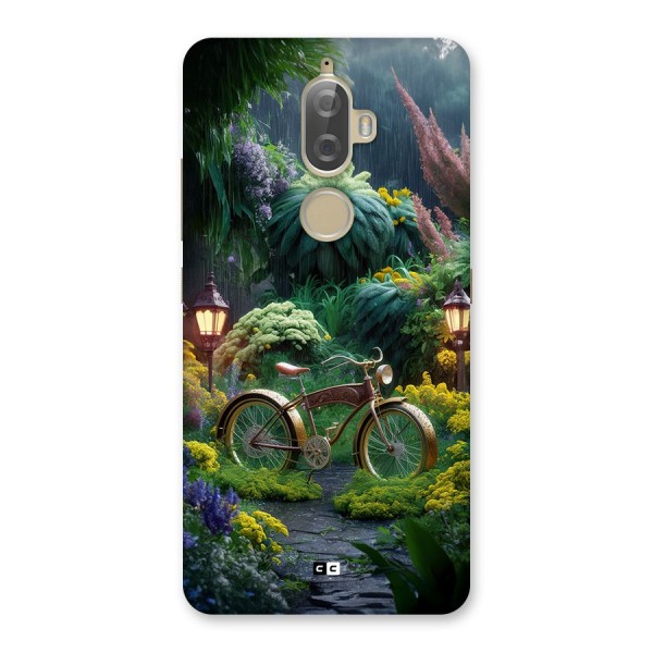 Vintage Cycle In Garden Back Case for Lenovo K8 Plus