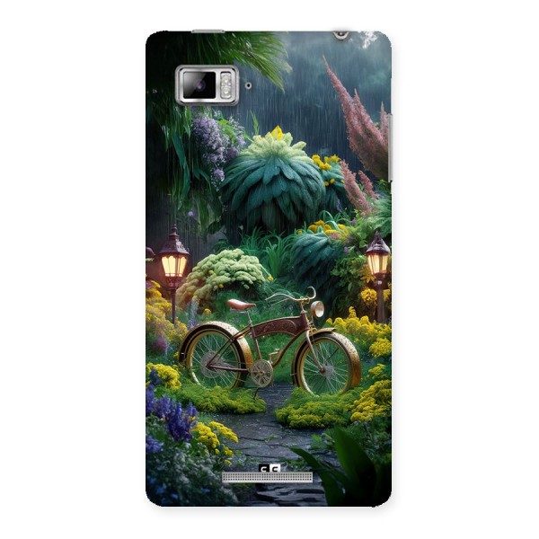 Vintage Cycle In Garden Back Case for Lenovo Vibe Z K910