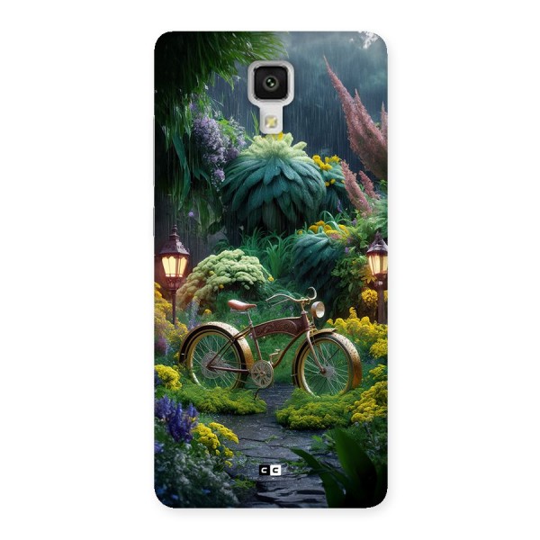 Vintage Cycle In Garden Back Case for Mi4