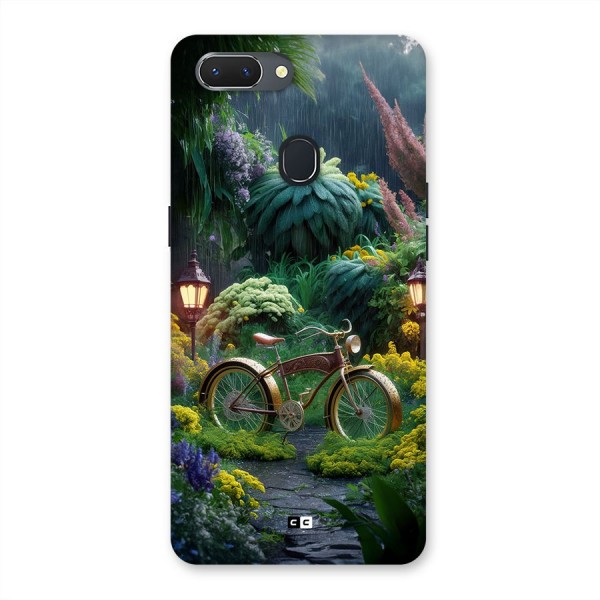 Vintage Cycle In Garden Back Case for Realme 2