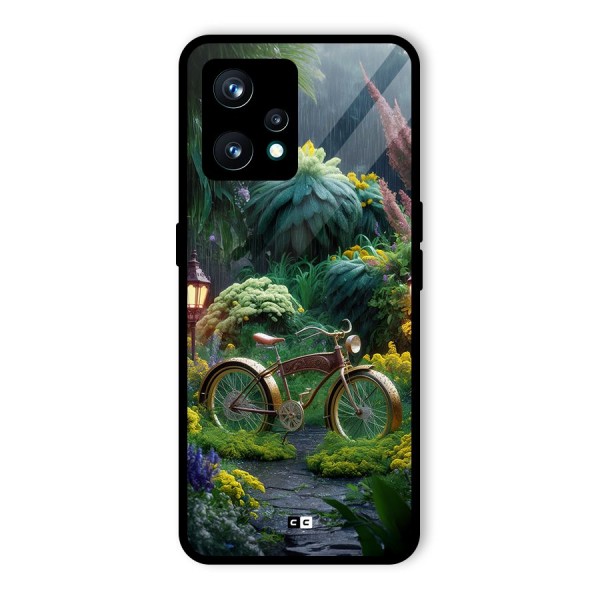 Vintage Cycle In Garden Back Case for Realme 9