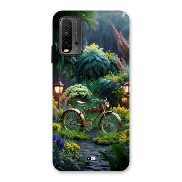 Vintage Cycle In Garden Back Case for Redmi 9 Power