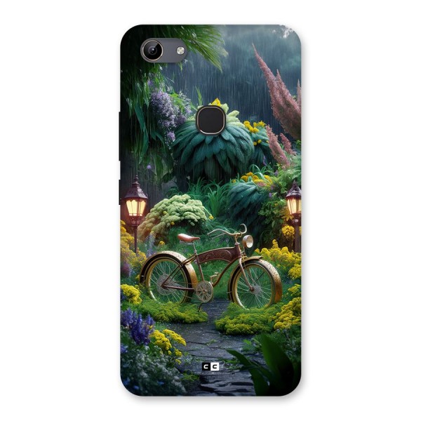 Vintage Cycle In Garden Back Case for Vivo Y81