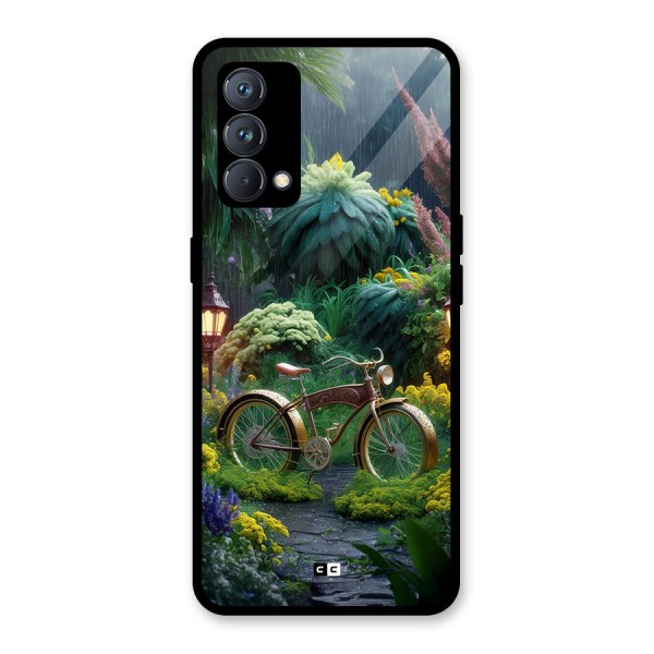 Vintage Cycle In Garden Glass Back Case for Realme GT Master Edition