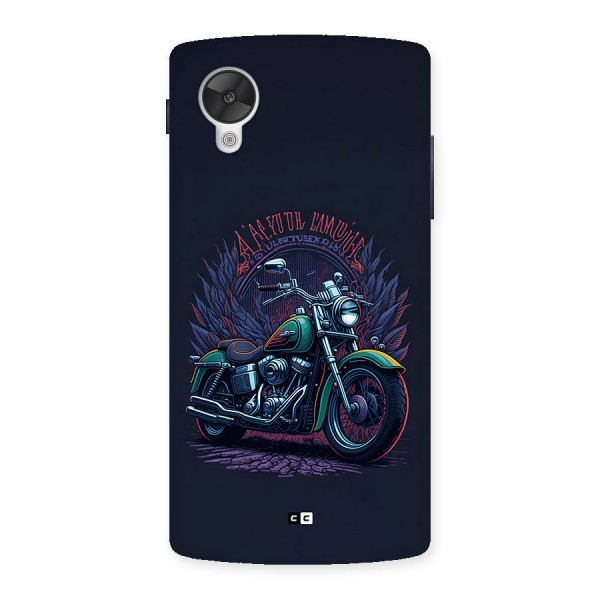Vintage Desi Bike Back Case for Google Nexus 5
